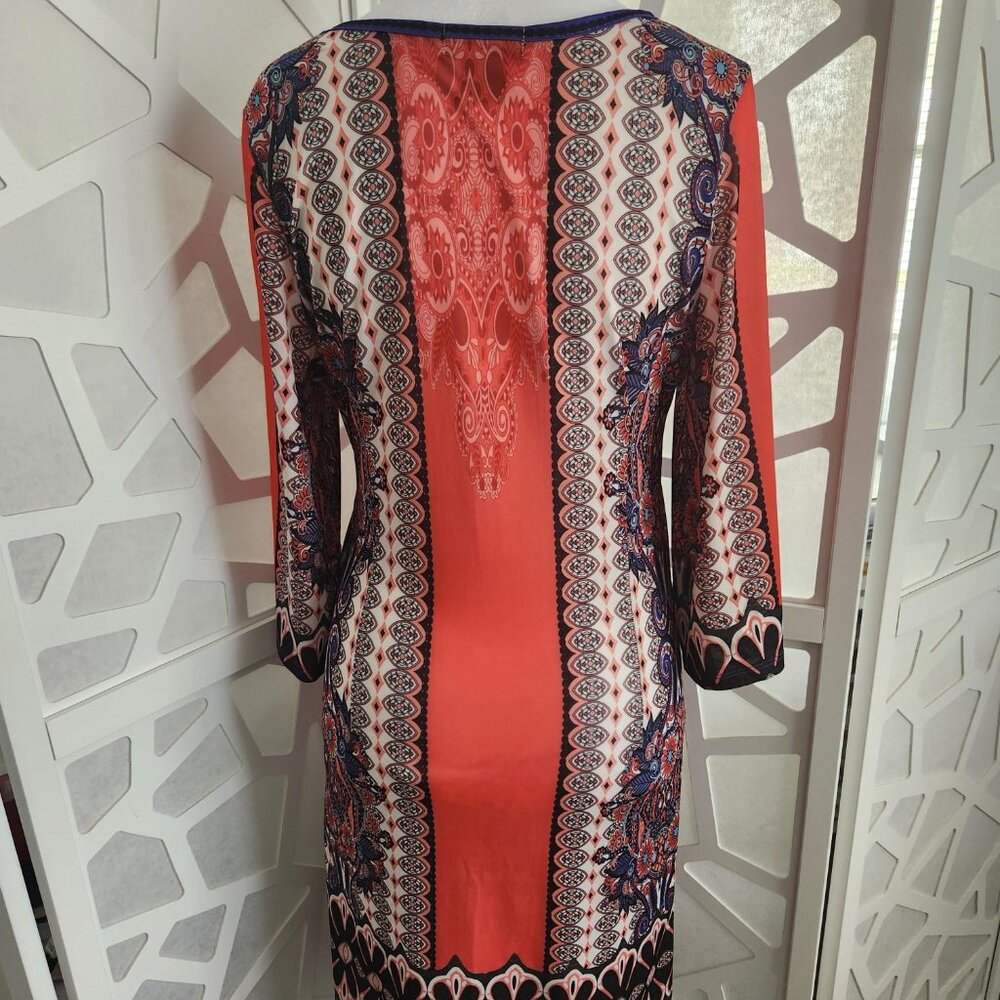Orange Multi-Color Dress - Picture 3 of 4